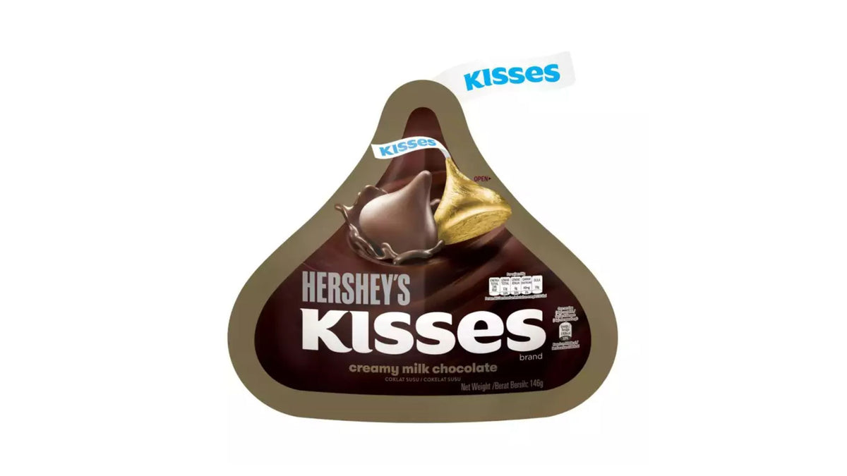 Hershey's Kisses Creamy Milk Chocolate Pouch 146g