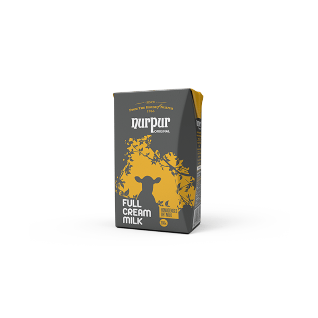 Nurpur Milk Full Cream Tetra 250ml