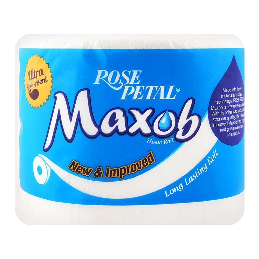Rose Petal Maxob Toilet Roll Family Pack 10 Pieces