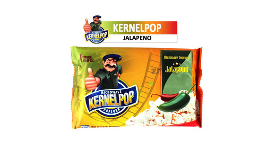Kernelpop Microwave Popcorn Jalapeno 90g