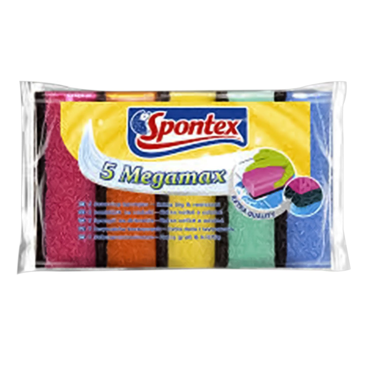 Spontex Megamax Sponge 5 Piece
