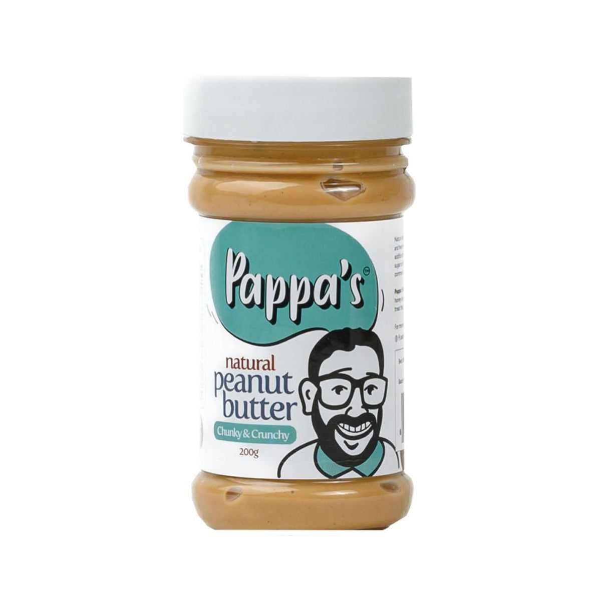 Pappa's Natural Peanut Butter Smooth & Creamy 200g