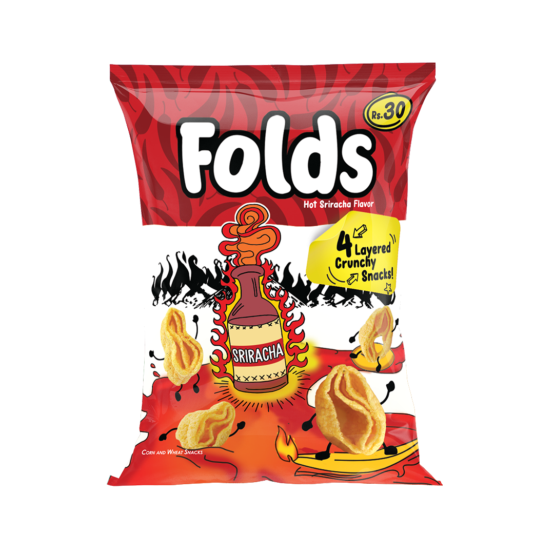 Folds Sriracha Snacks 21g