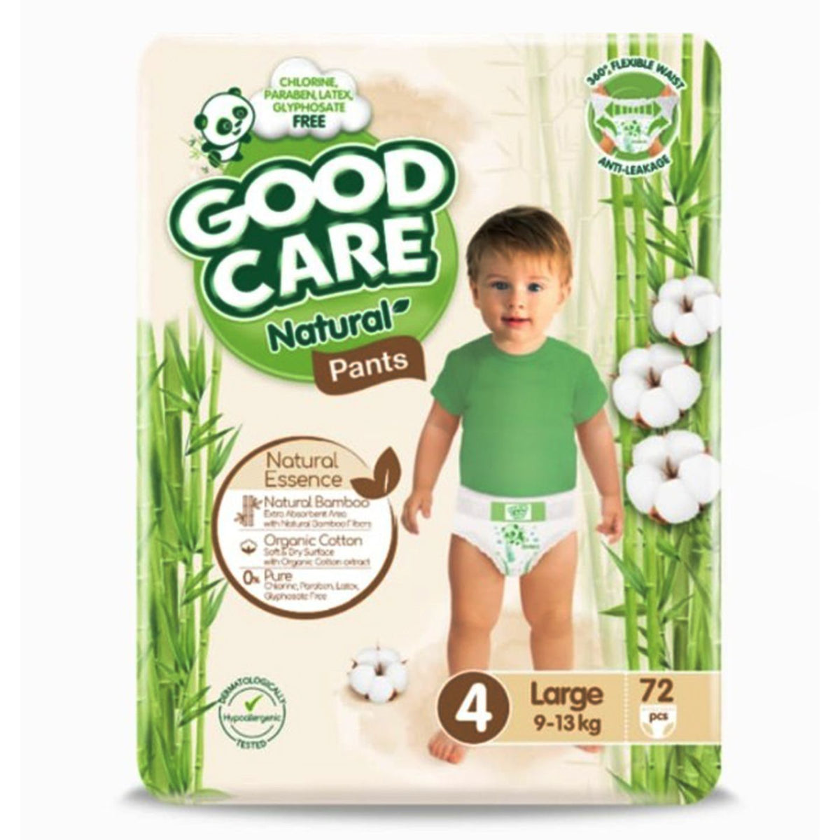 Good Care Natural Pants Large 72 Pieces