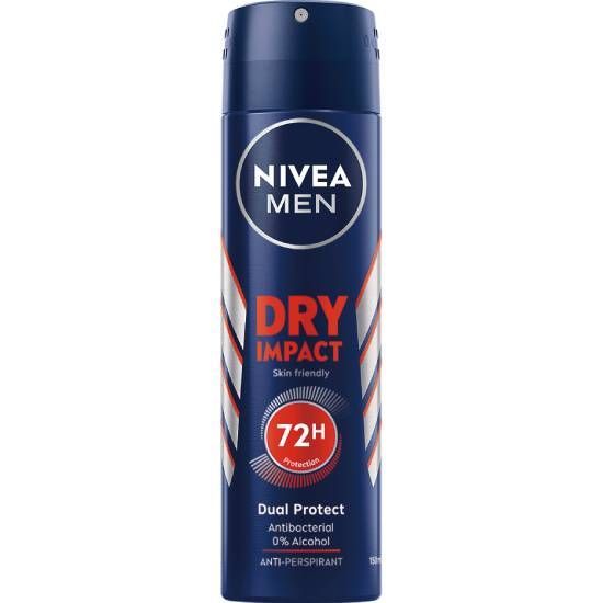Nivea Men Anti-Perspirant Dry Impact Skin Friendly Deodorant Spray 150ml