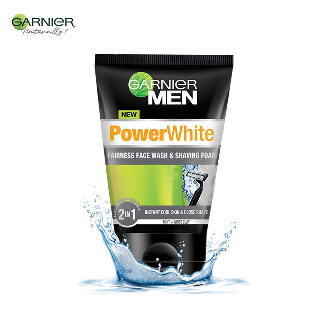 Garnier Men Power White Face Wash 100ml