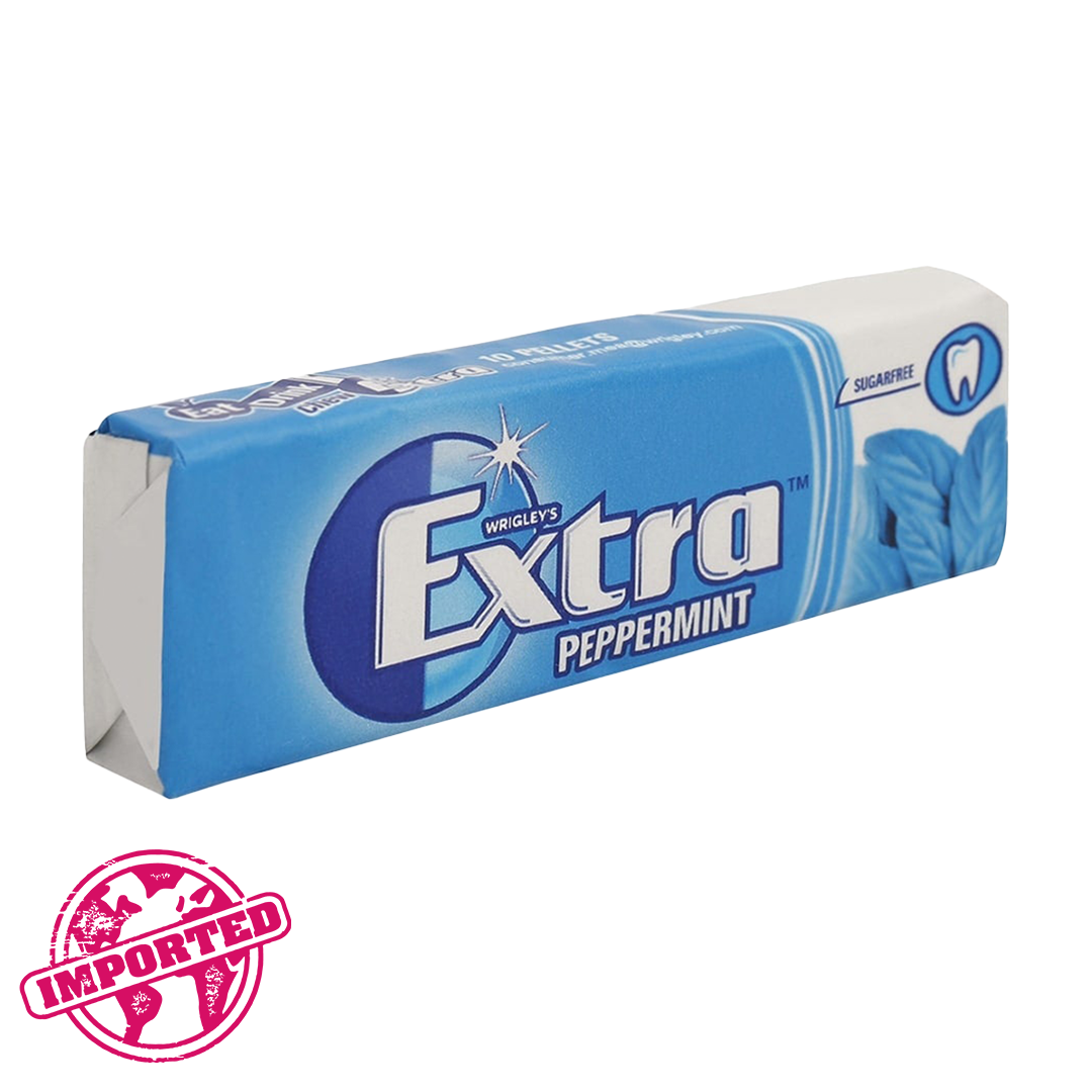 Wrigley's Extra Gum Peppermint Sugar Free Cubes 10 Piece Pack