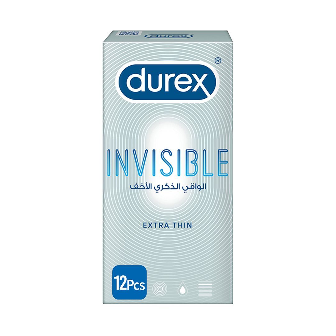 Durex Condoms Invisible 12 Pieces