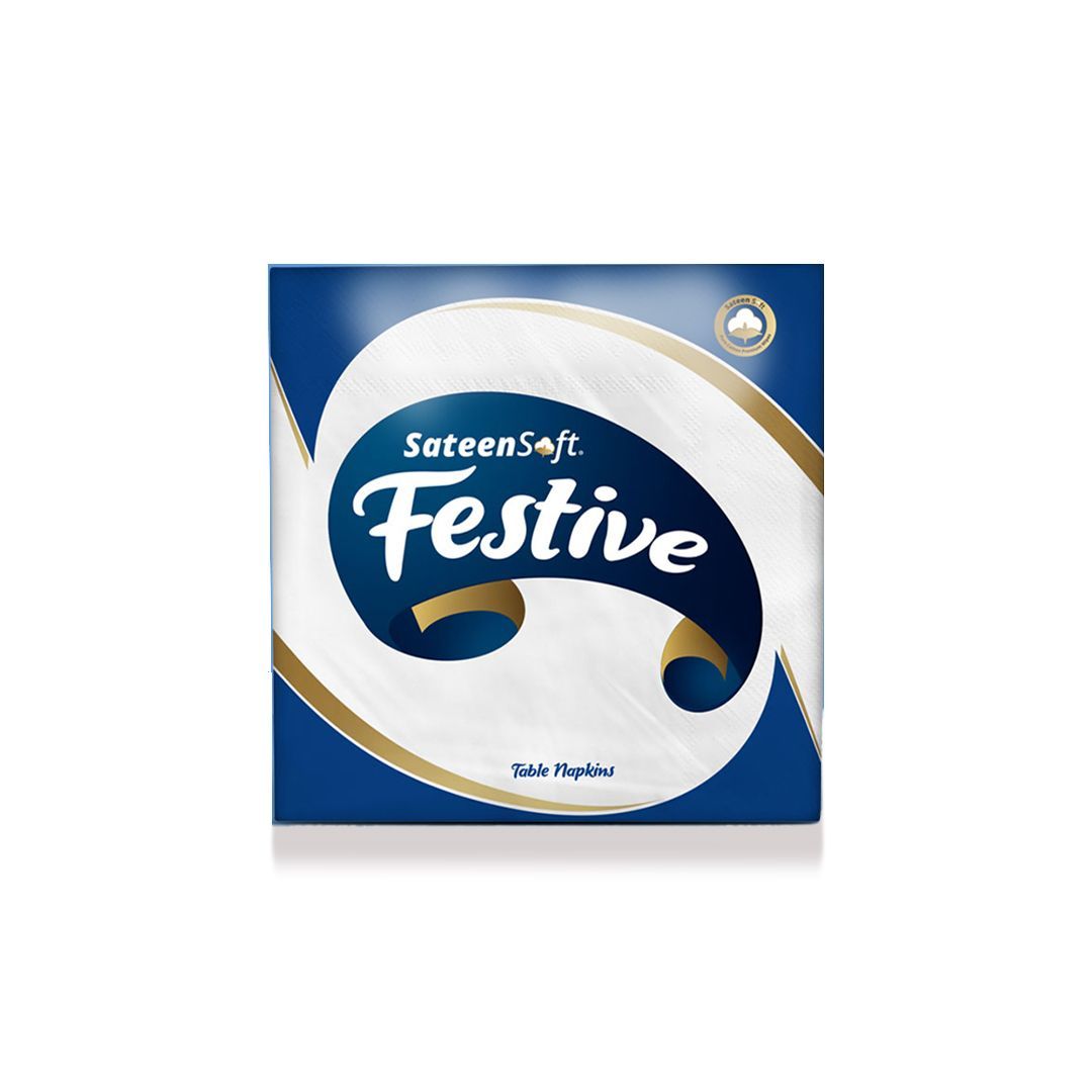 Sateen Soft Festive Napkins 40 Pieces