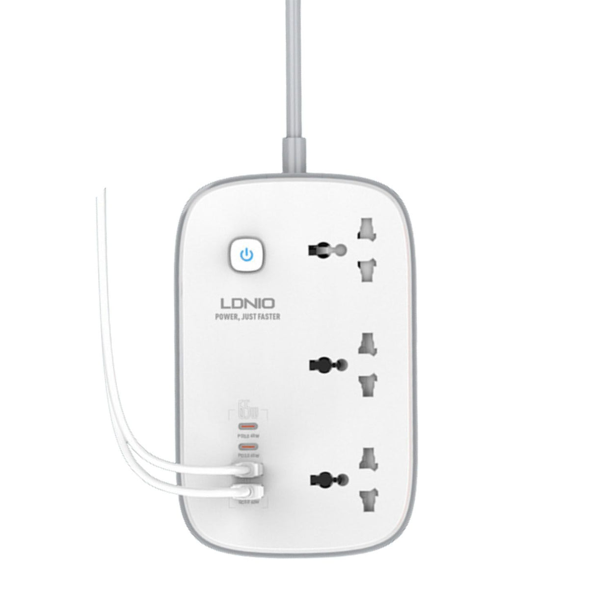 Ldnio Power Strip 3250W (3 Uni Soc & 2x USB-C 65W) 1 Pcs