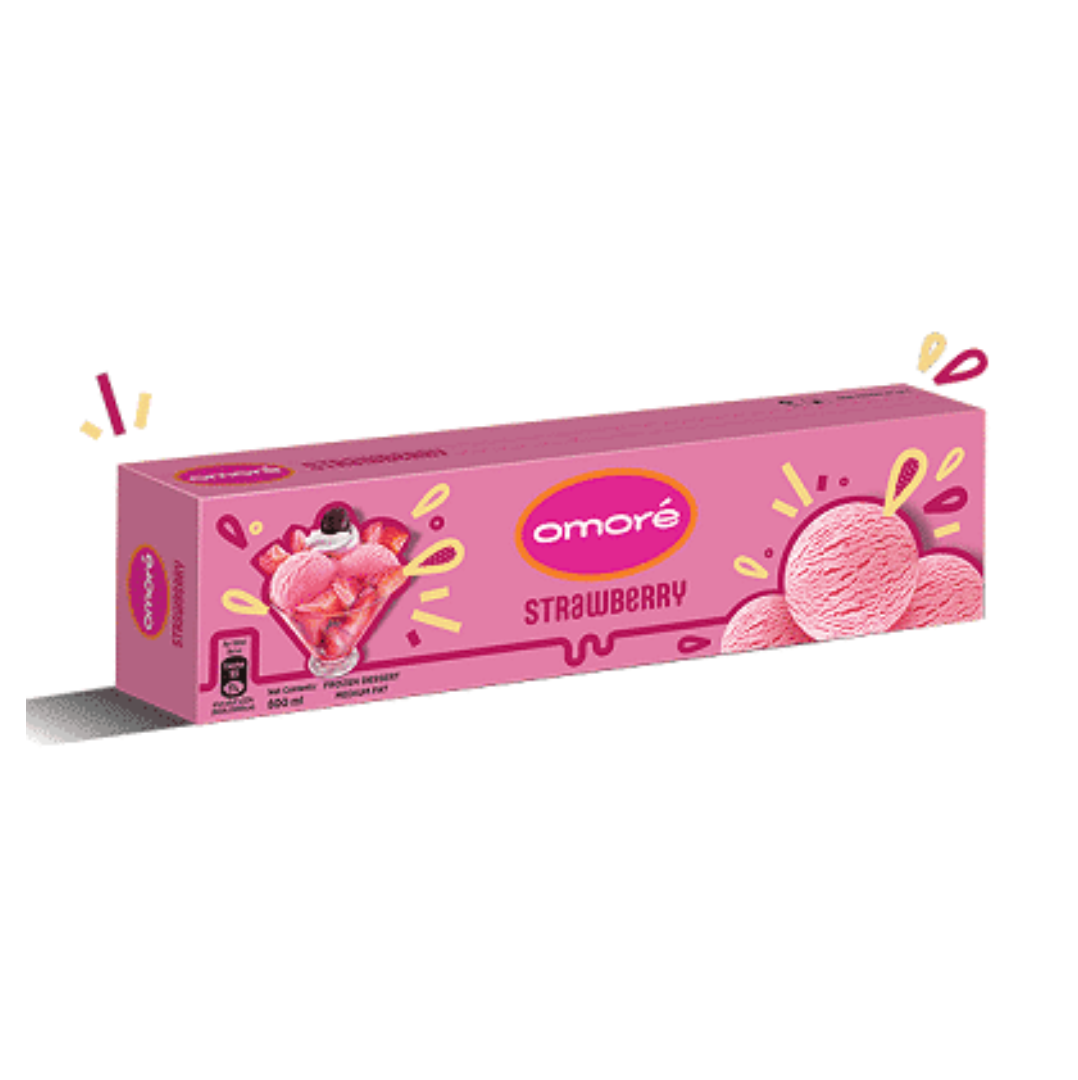 Omore Strawberry Brick 800ml