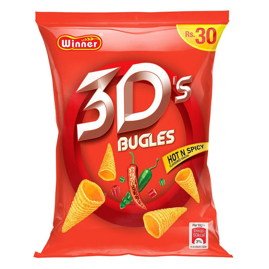 Winner 3D's Bugles Hot N Spicy 19g