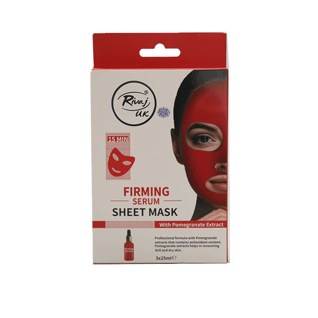 Rivaj Firming Serum Sheet Mask 3 Pieces x 25ml