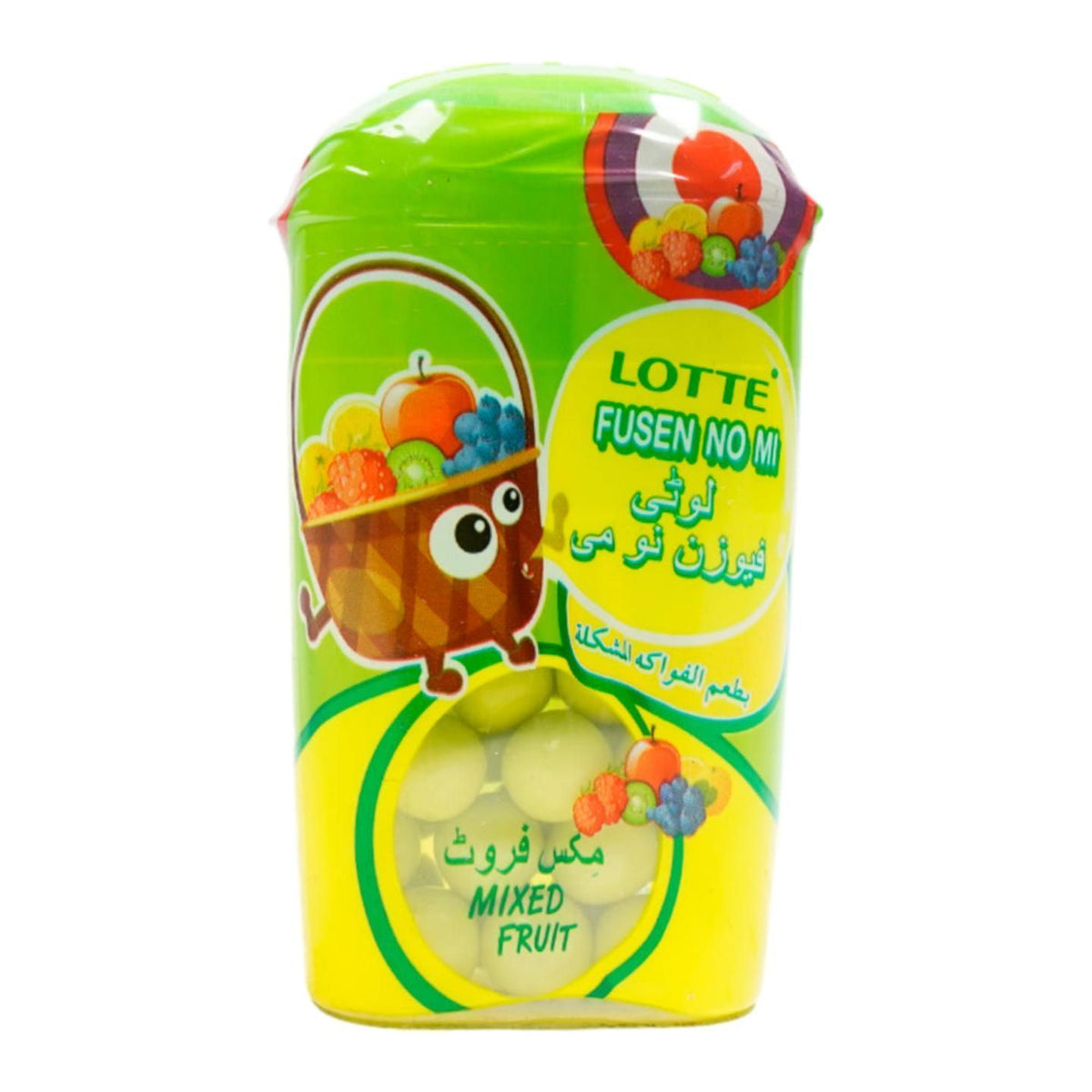 Lotte Fusen No Mi Bubble Gum Mixed Fruit 15g