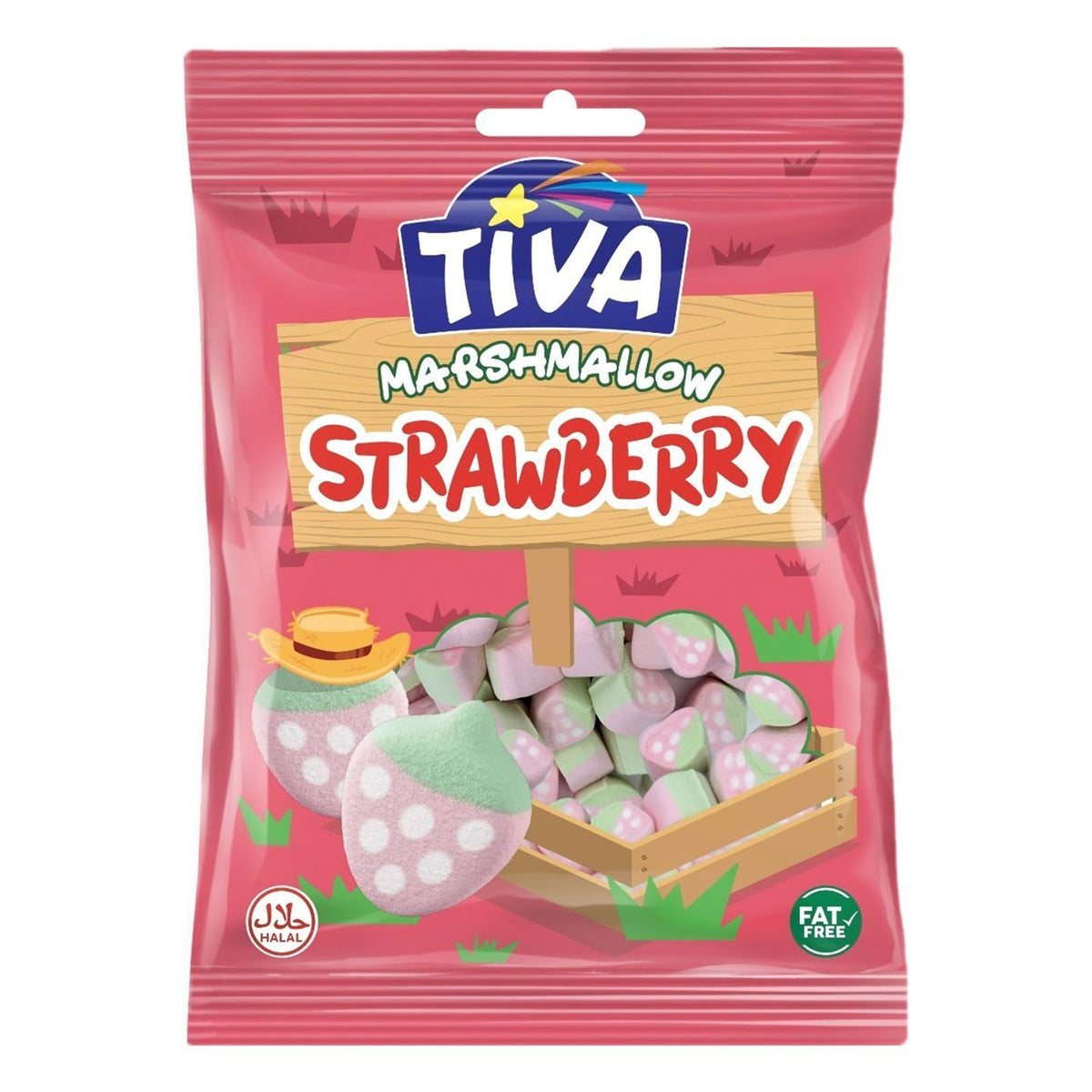 Tiva Strawberry Marshmallow 140g