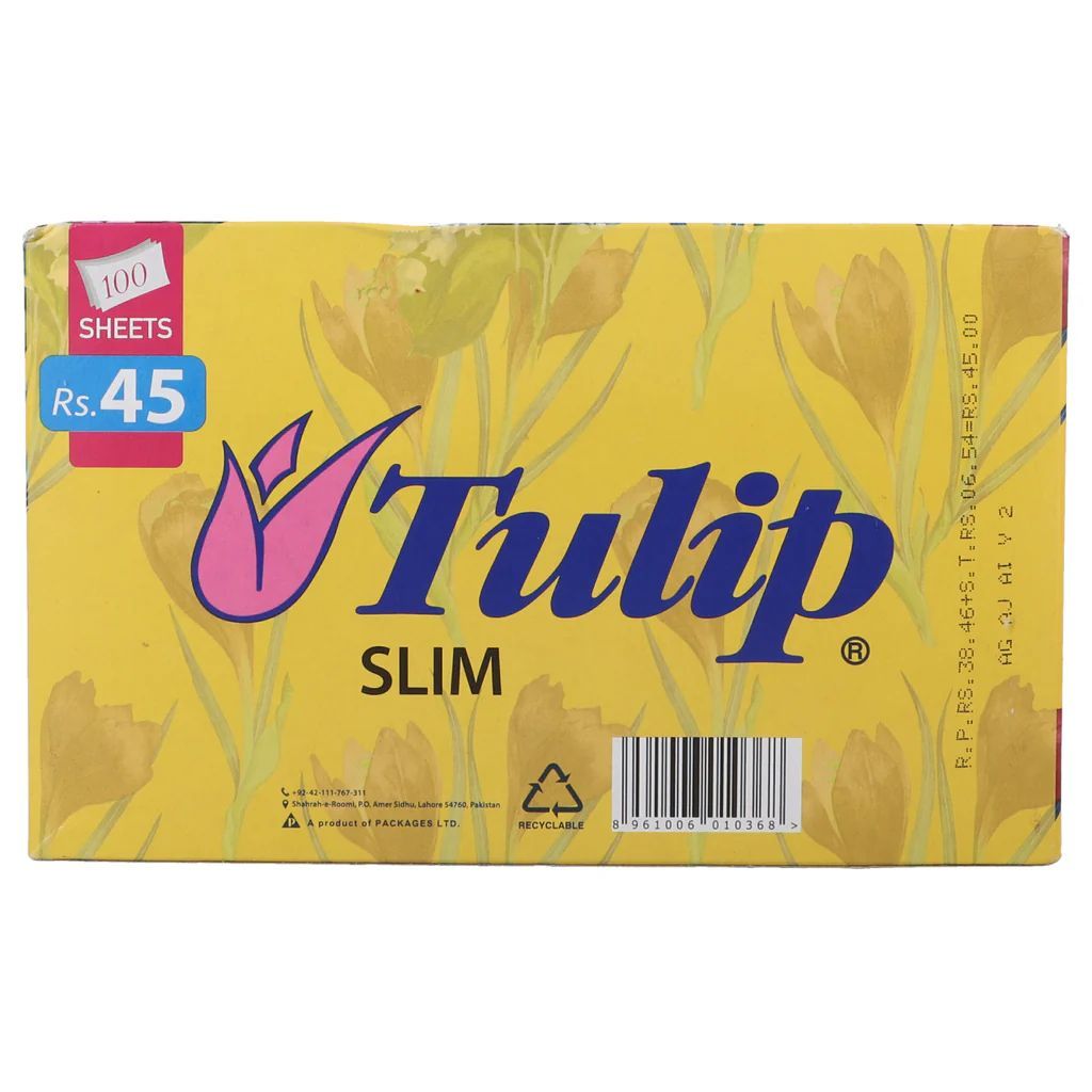 Tulip Slim 50 Pieces