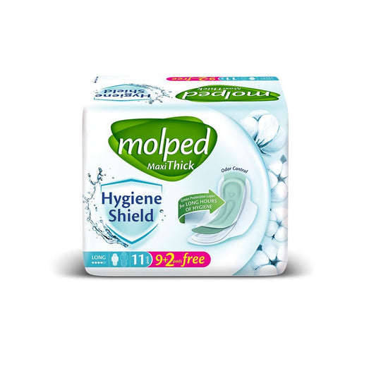 Molped Maxi Thick Hygiene Shield Long 9 Piece Pack