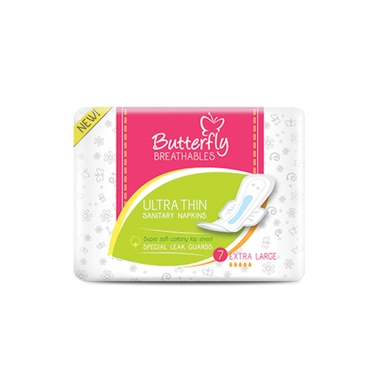 Butterfly Breathables Pads XL Super Soft 7 Piece Pack