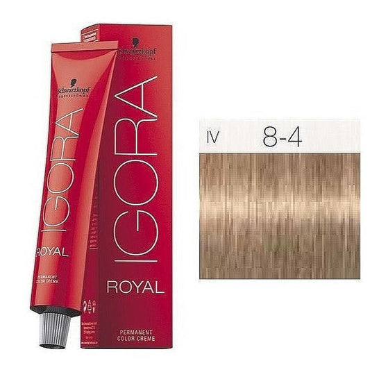 Schwarzkopf Igora Royal Hair Colour 8-4 Light Blonde Beige - 1 Piece