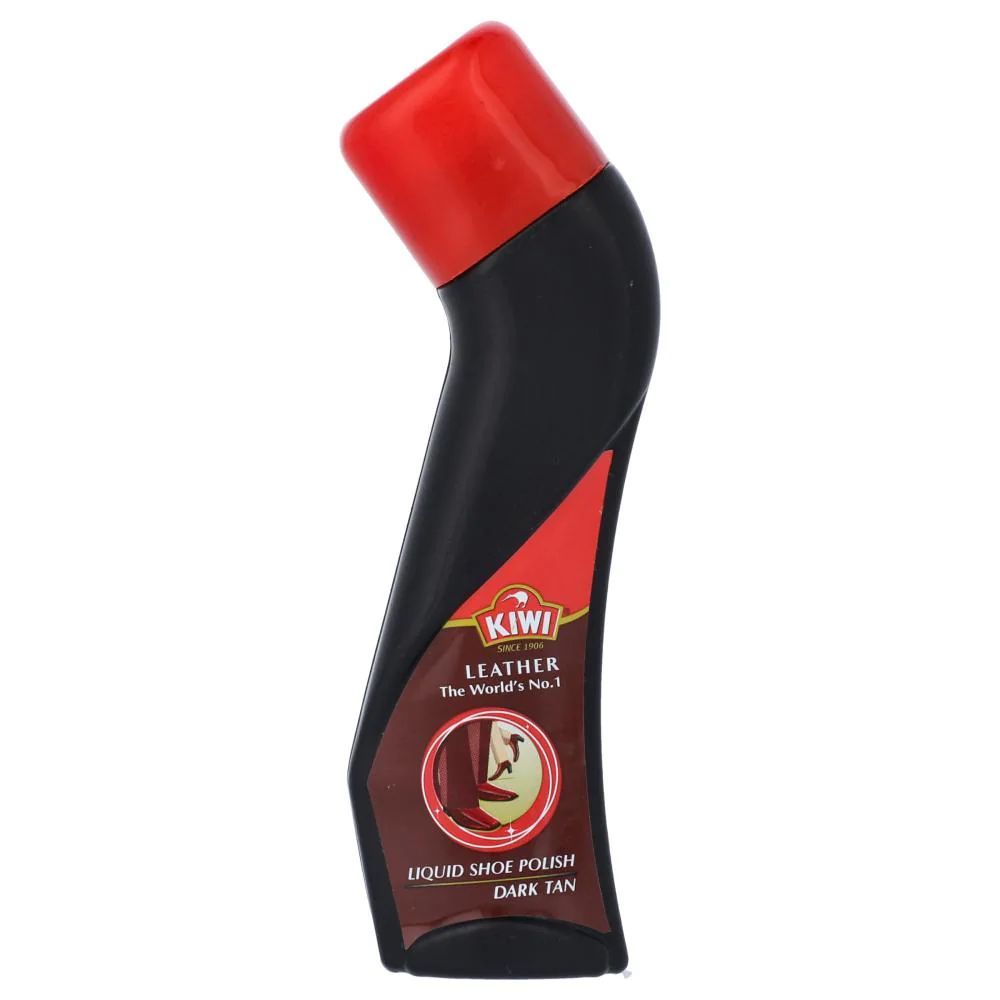 Kiwi Shoe Polish Liquid Dark Tan 75ml