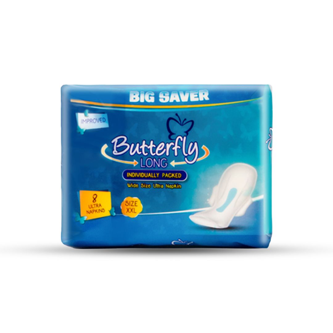 Butterfly Sanitary Pads Ultra Big Saver Mini 8 Pieces