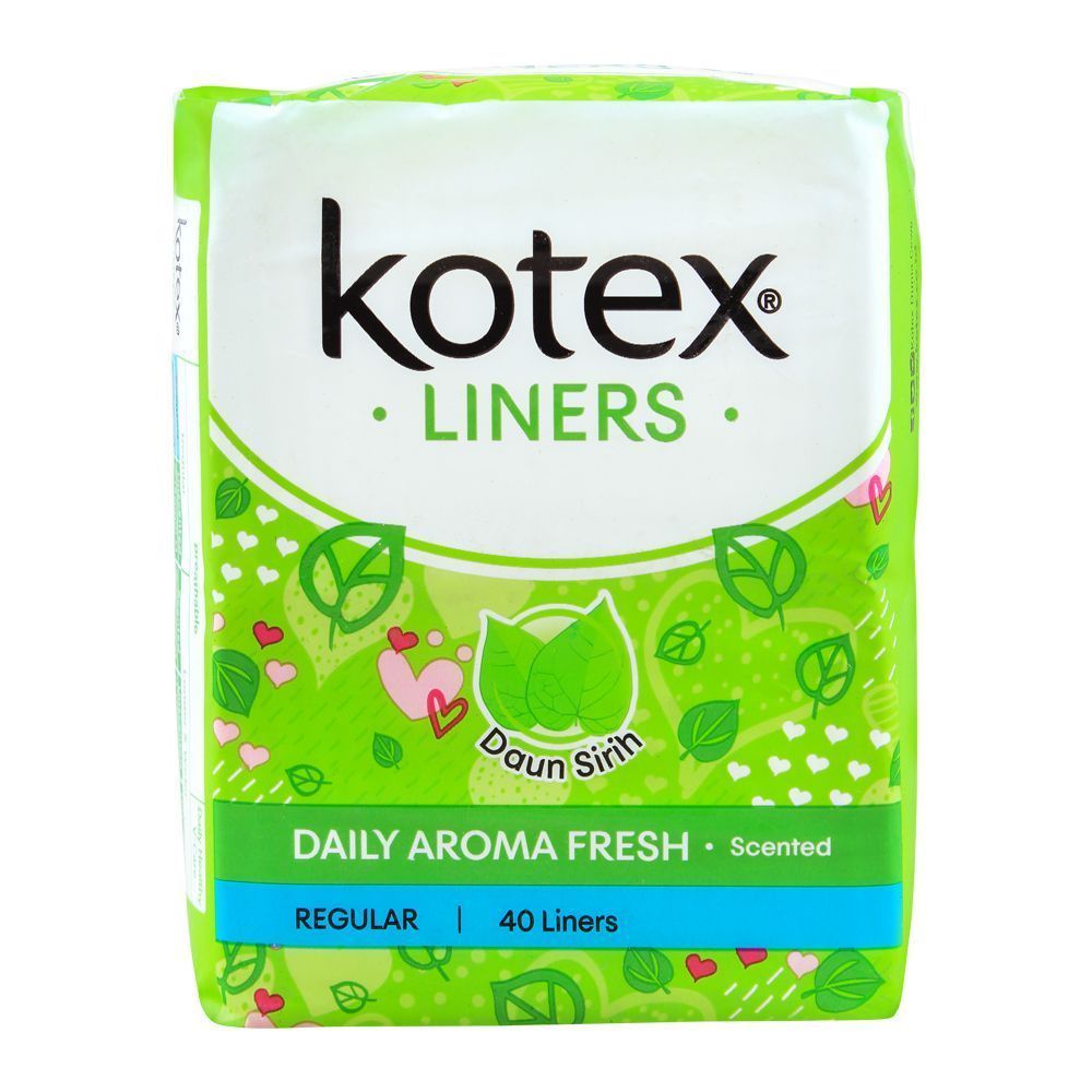 Kotex Fresh Scented Liners Regular 40 Pieces