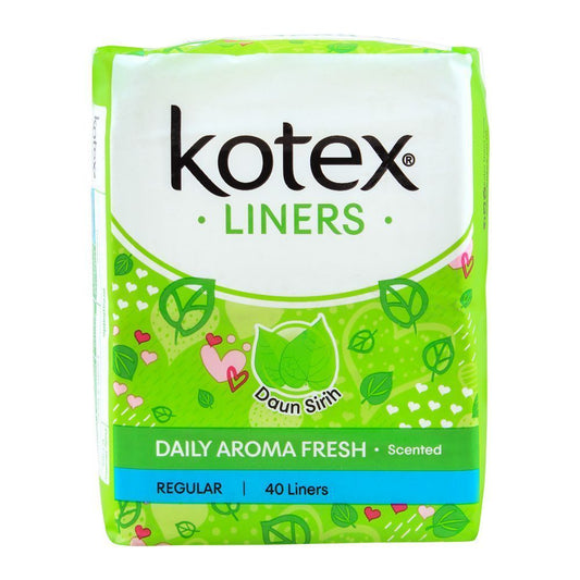 Kotex Fresh Scented Liners Regular 40 Pieces