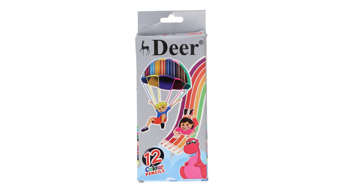 Deer Colour Pencils Pack 12 Pieces