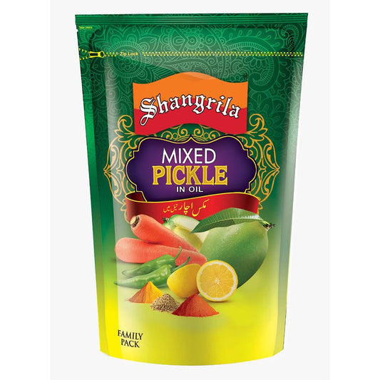 Shangrila Mixed Pickle Pouch Family Pack 800g