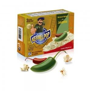 Kernelpop Microwave Popcorn Jalapeno Imported 3 Pieces x 90g