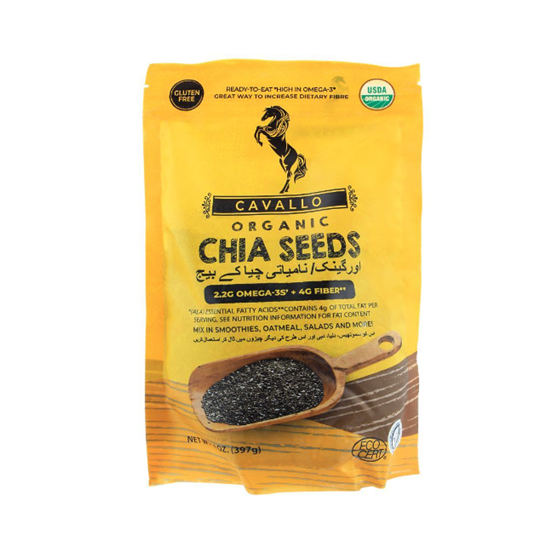 Cavallo Chia Seeds Organic Pouch 397g