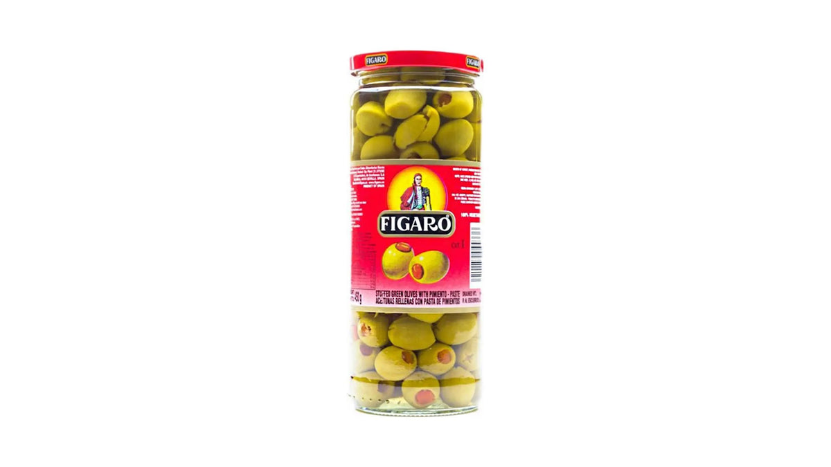 Figaro Green Olives Stuffed 450g
