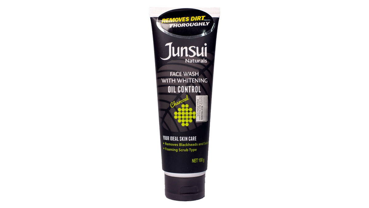 Junsui Naturals Face Wash Oil Control Charcoal 100g
