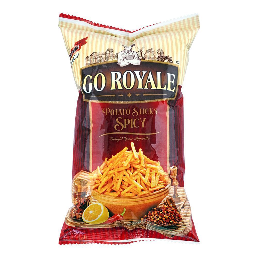 GO Royale Potato Sticks Spicy 118g