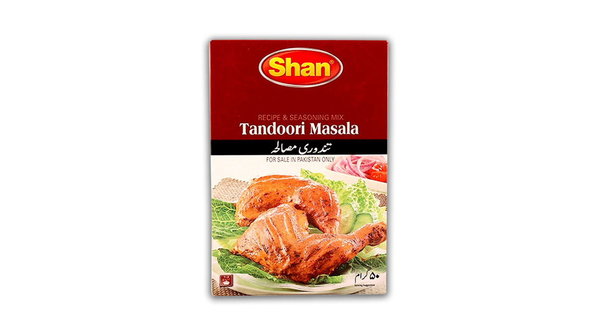 Shan Tandoori Masala Recipe and Seasoning Mix 50g