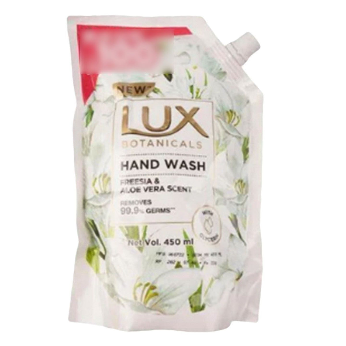Lux Botanicals Hand Wash Freesia & Aloe Vera Scent 450ml