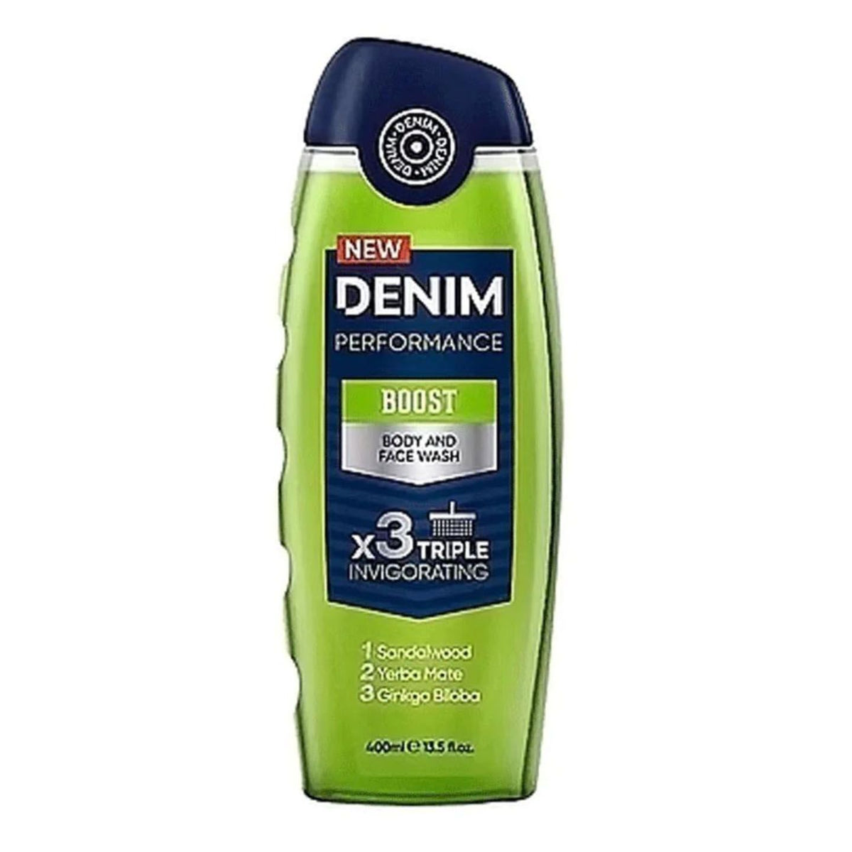 Denim Boost Body and Face Wash 400ml
