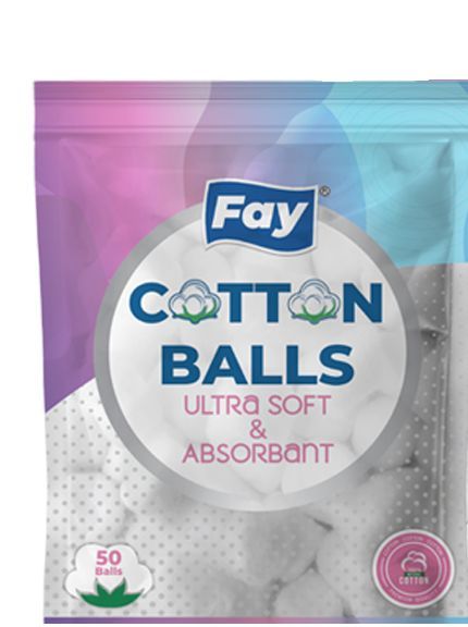 Fay Cotton Balls 50 Piece Bag