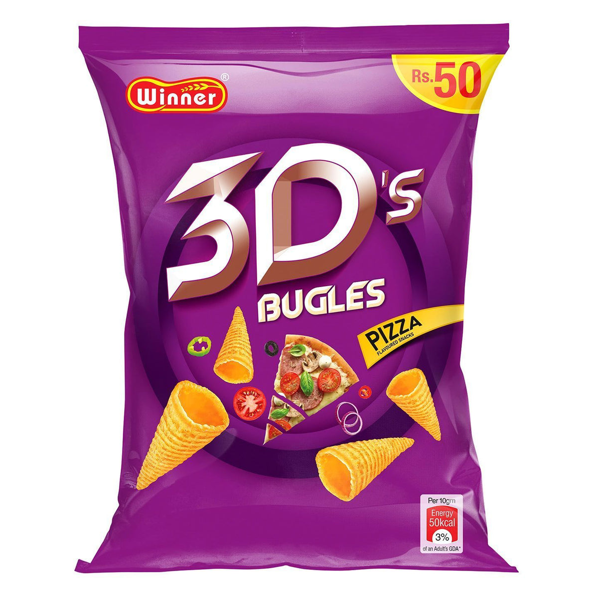 Winner 3D's Bugles Pizza 50g