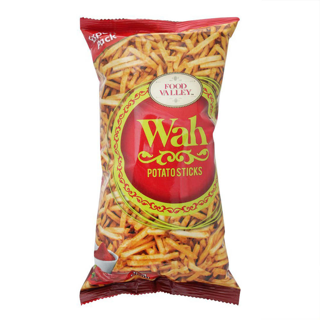 Food Valley Wah Potato Sticks Red Chilli 150g