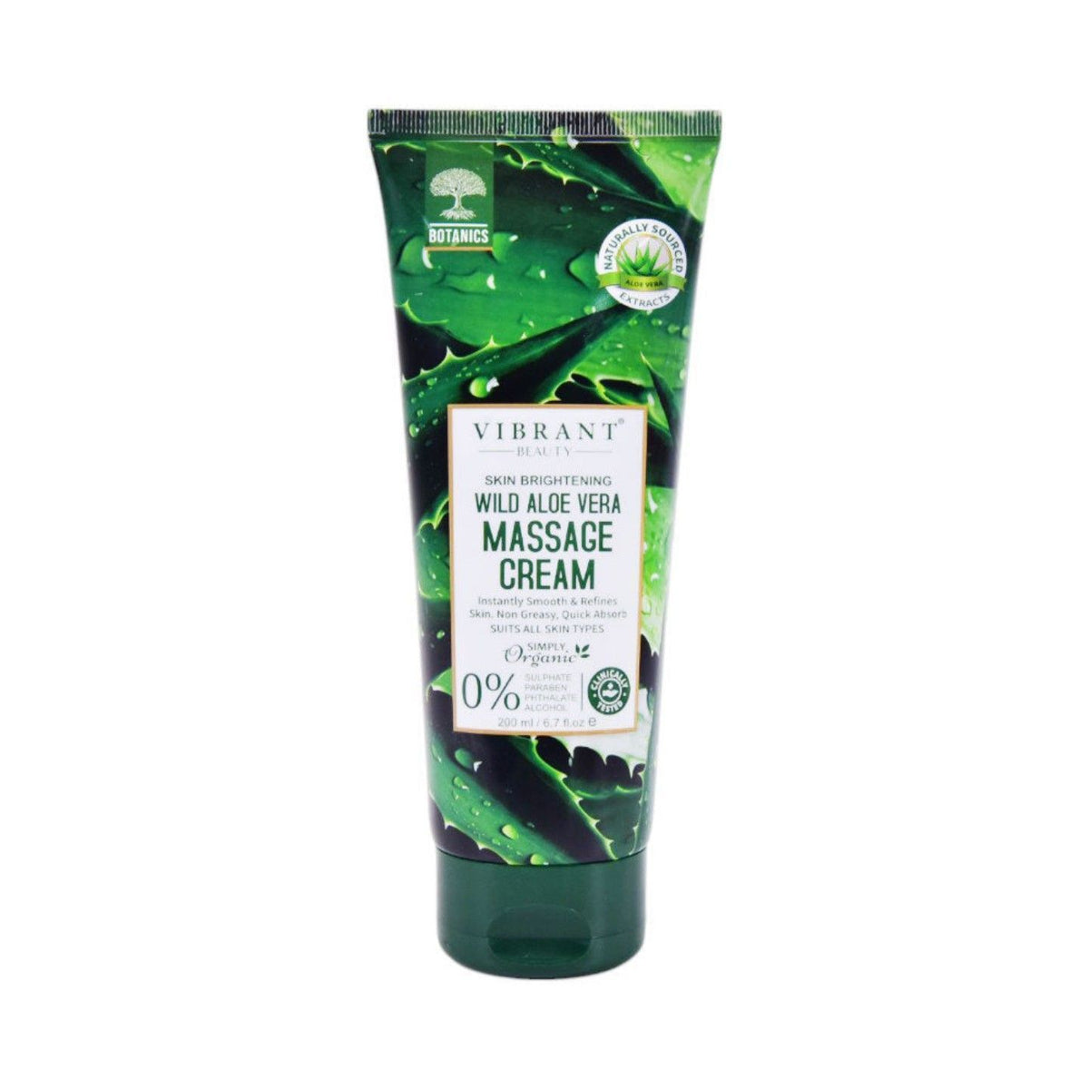 Vibrant Beauty Aloe Vera Massage Cream 200ml