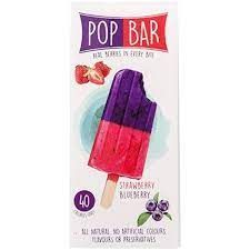 Pop Bar Strawberry Blueberry 40g