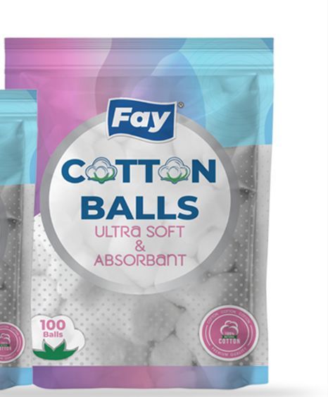 Fay Cotton Balls 100 Piece Bag