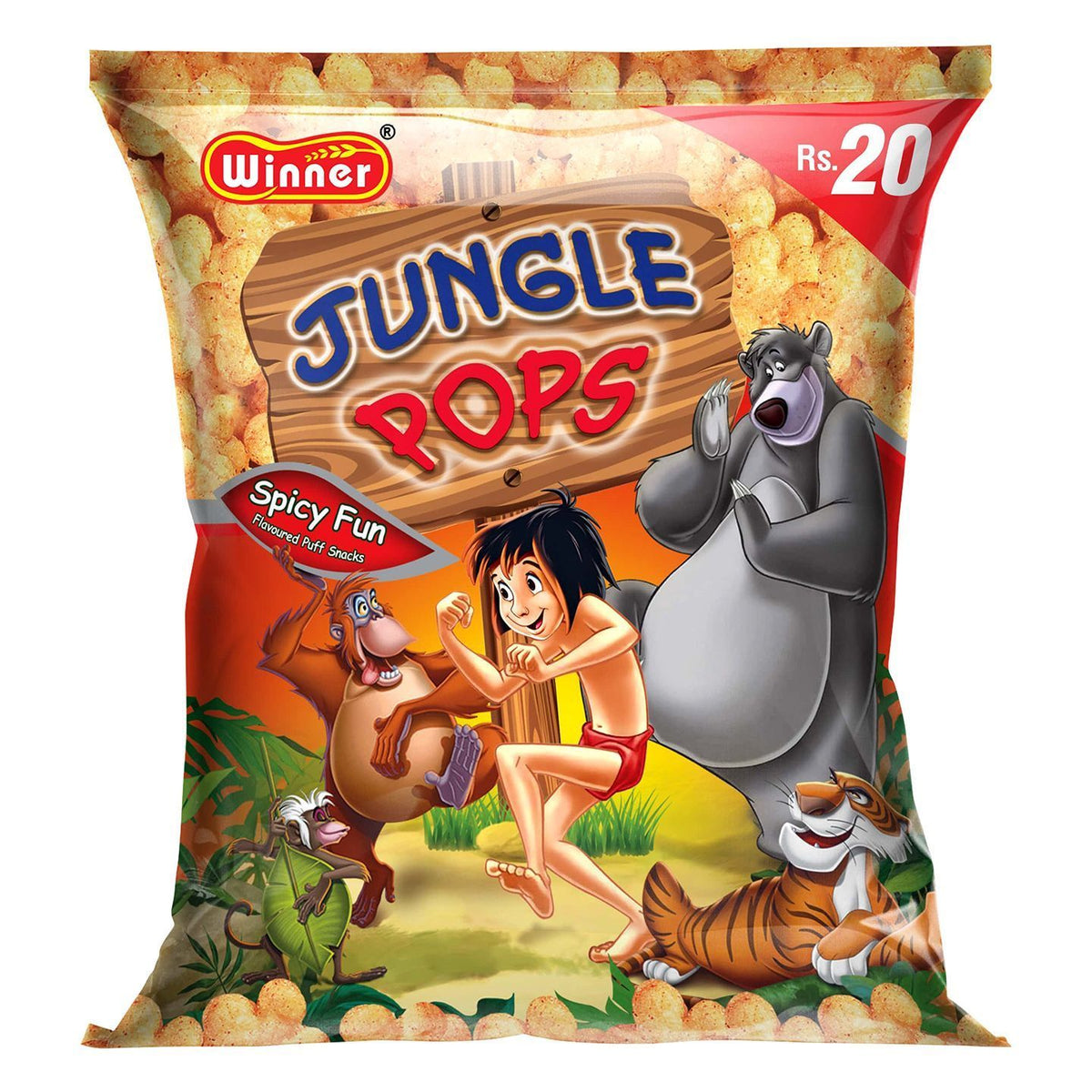 Winner Jungle Pops Spicy Fun 19g