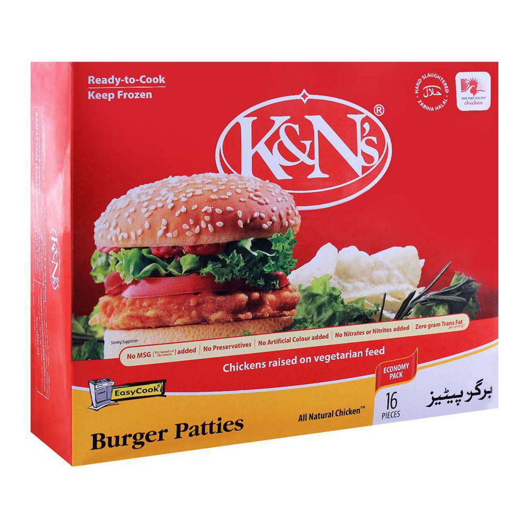 K&N's Burger Patty Economy Packets 1070g