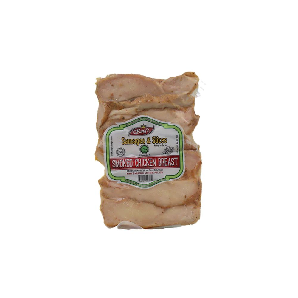 King's Smoked Chicken Breast Sausages 200g