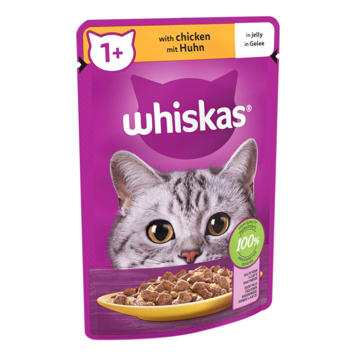 Whiskas Cat Food Chicken in Jelly 85g