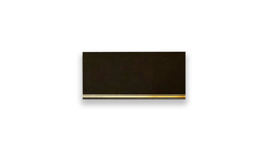 Paperwork Envelope Black & Gold (7 Inches x 3.25 Inches) 1 Piece
