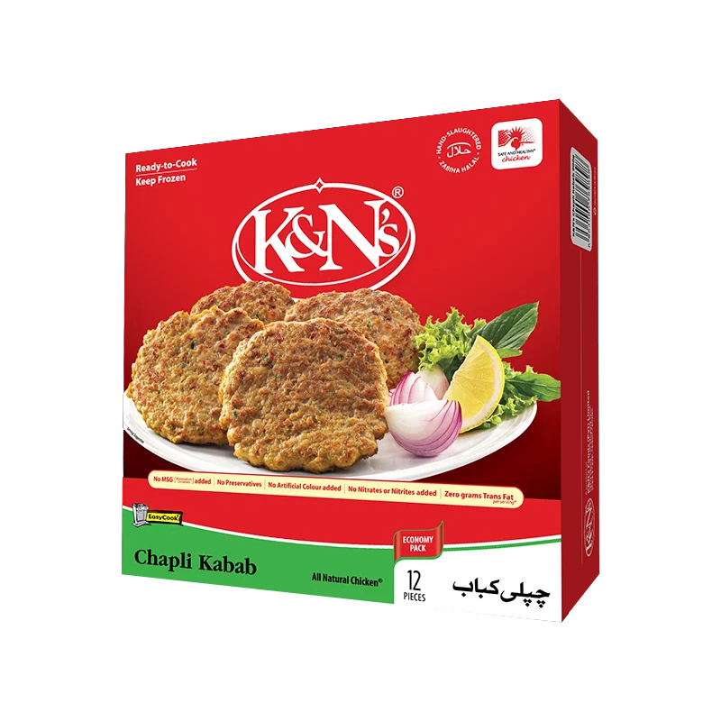 K&N's Food Chapli Kabab 900g