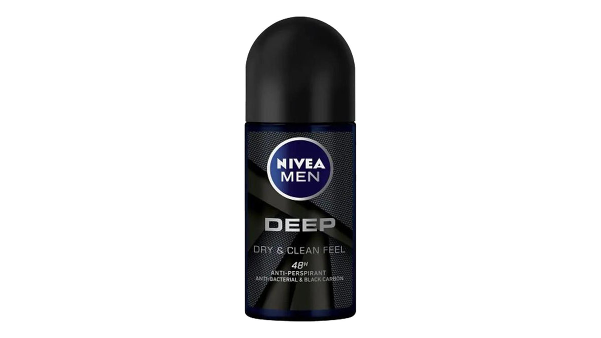 Nivea Men Roll On Deep Dry & Clean 50mg